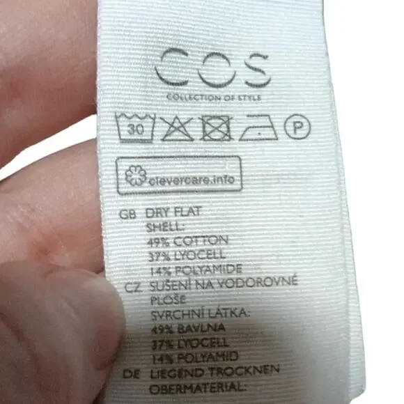 COS asymmetric crew neck sweater 419376 dusty purple - Picture 4 of 5